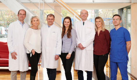 Das Team der Stammzelltransplantation an der Klinik für Hämatologie und Medizinische Onkologie.